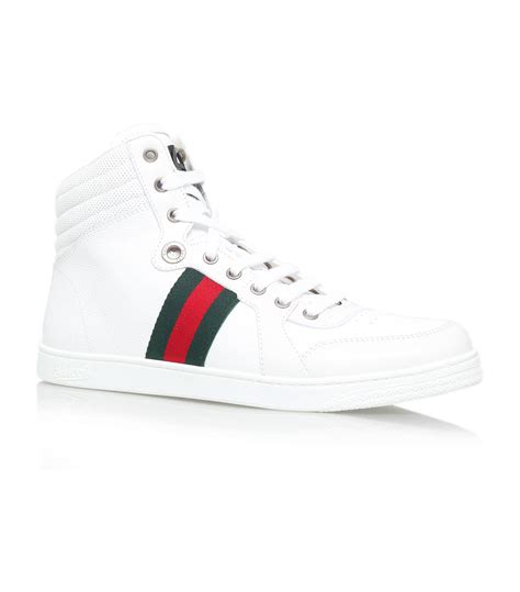 gucci white high tops|Gucci high tops for men.